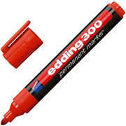 EDDING MARCADOR PERMANENTE 300 ROJO 300-02